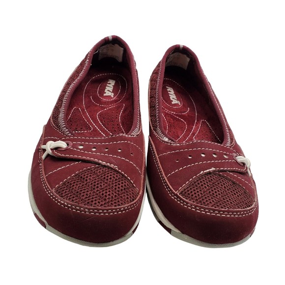 RYKA Skimmers Sneakers - Women's size 6 - Flats Slip On Red Burgandy - Picture 6 of 8